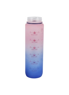 رويال فورد Royalford 1000ml Water Bottle RF12157 with Volume Tracker, Motivational Bottles with Flip Lid, PP Sipper and Straw Perfect for School, Office and Gym Leak-Proof Food-Grade and Elegant Design Multicolor 1000ml  - Image 2