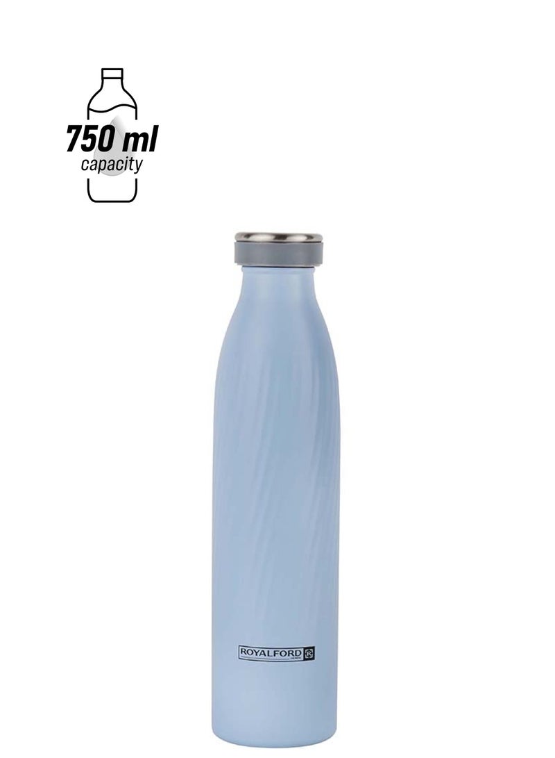 Royalford Royalford 750ml Stainless Steel Vacuum Bottle RF12331 Preserves the Flavor and Freshness, Unbreakable Portable, Leak-Resistant and Light-Weight Suitable for Indoor and Outdoor Use Pink Multicolor 750ml  - Image 1