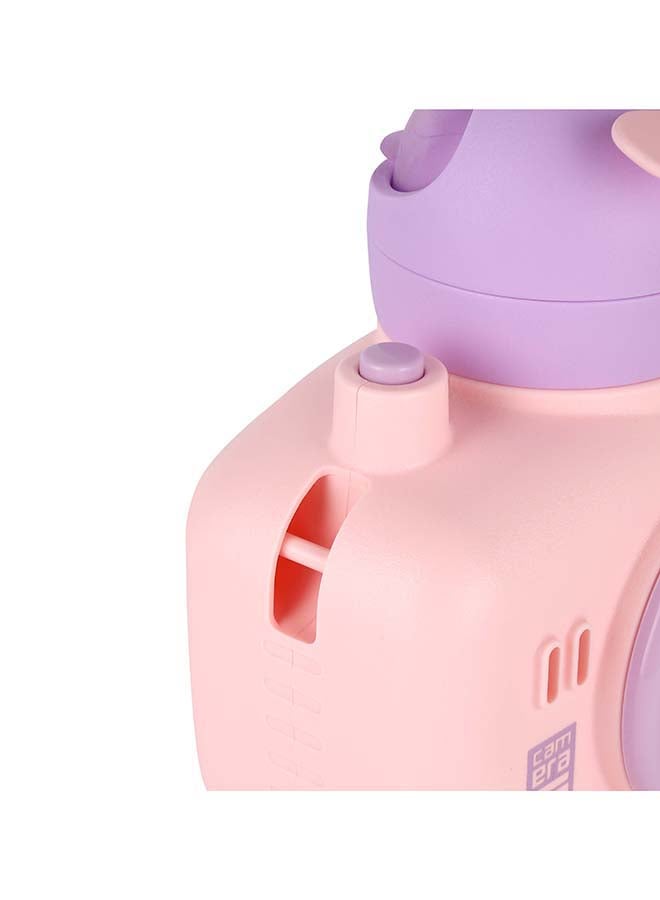 رويال فورد Royalford 550ml Kid's Water Bottle RF12406 with Straw and Push Button Lid for Kids and Toddlers 100% Food-Grade, Non-Toxic, Odorless with Durable and Leak-Proof Multicolor 550ml  - Image 5