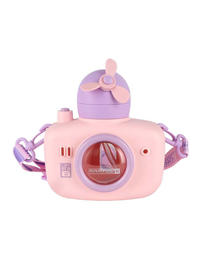 رويال فورد Royalford 550ml Kid's Water Bottle RF12406 with Straw and Push Button Lid for Kids and Toddlers 100% Food-Grade, Non-Toxic, Odorless with Durable and Leak-Proof Multicolor 550ml  - Image 2