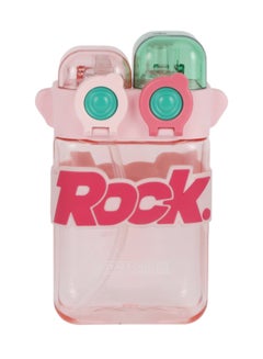 رويال فورد Royalford 600ml Twin Water Bottle RF12404 2-in-1 Dual Chamber Design with Straw and Push Button Lid for Kids and Toddlers 100% Food-Grade, Non-Toxic, Odorless with Durable and Leak-Proof Multicolor 600ml  - Image 4