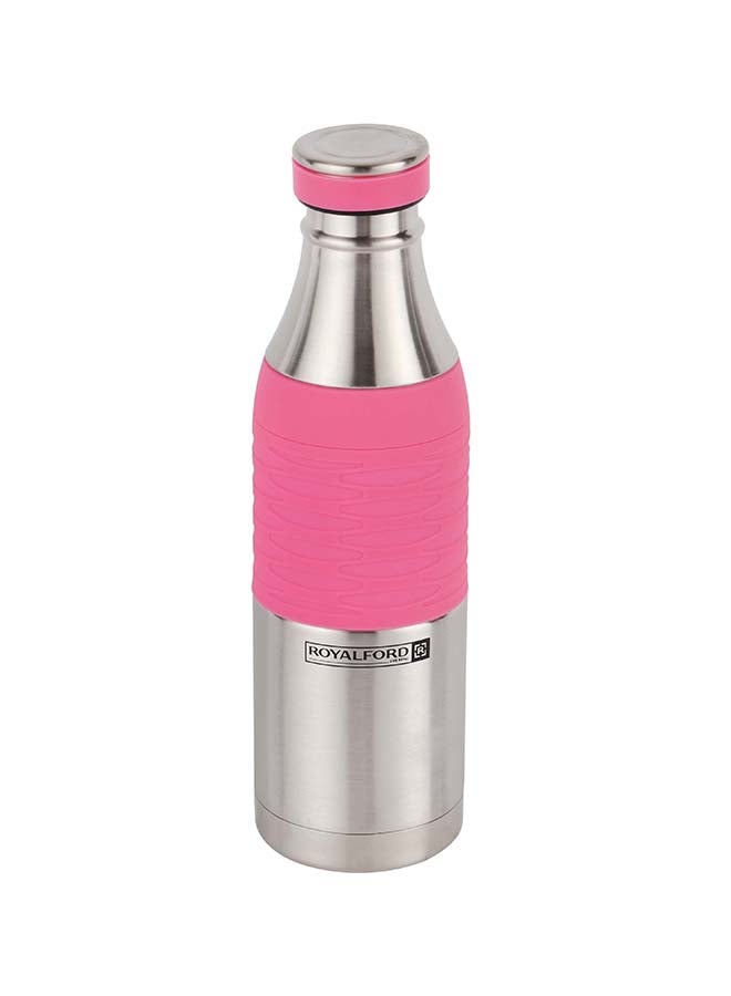 رويال فورد Royalford 600ml Stainless Steel Vacuum Bottle RF12326 Preserves the Flavor and Freshness, Unbreakable Portable, Leak-Resistant and Light-Weight Suitable for Indoor and Outdoor Use Multicolor 600ml  - Image 5
