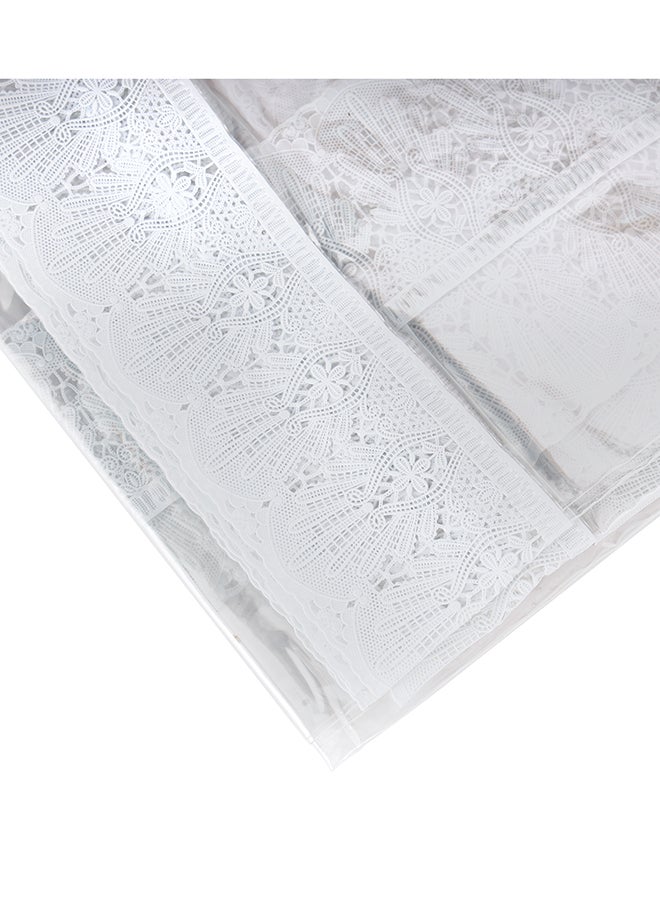 رويال فورد Royalford Clear Table Cloth RF12515 Oblong Shape, Waterproof Sheet with Stain Resistant and Wrinkle Free Design PVC Construction, Perfect for Home, Kitchen, Restaurants 54"x72" Multicolor  - Image 3
