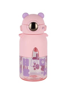 رويال فورد Royalford 780ml Kid's Water Bottle RF12405 with Straw and Push Button Lid for Kids and Toddlers 100% Food-Grade, Non-Toxic, Odorless with Durable and Leak-Proof Polymer and Silicone Construction Multicolor 780ml  - Image 1