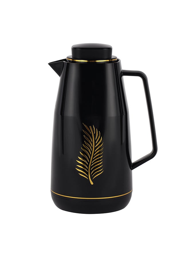 رويال فورد Royalford 1.0 L (33.5 oz) Vacuum Flask- RF12143/ with Pink Glass Inner and PP Outer Body/ Keeps Your Drinks Hot or Cold, Asbestos-Free and Hygienic/ Leak-Proof and Portable Design Multicolor 1.0 L (33.5Liters  - Image 1
