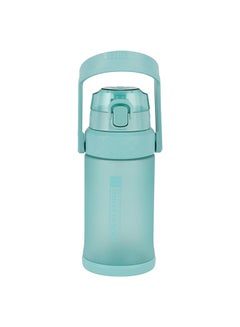 رويال فورد Royalford 1450 ML Water Bottle RF12163 Plastic Bottles with Flip Lid, Silicone Sipper and Straw, Strap, with Carry Handle Perfect for School, Office and Gym Leak-Proof Multicolor 1450ml  - Image 1