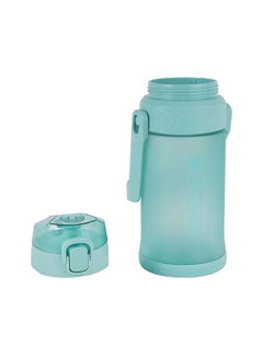 رويال فورد Royalford 1450 ML Water Bottle RF12163 Plastic Bottles with Flip Lid, Silicone Sipper and Straw, Strap, with Carry Handle Perfect for School, Office and Gym Leak-Proof Multicolor 1450ml  - Image 2