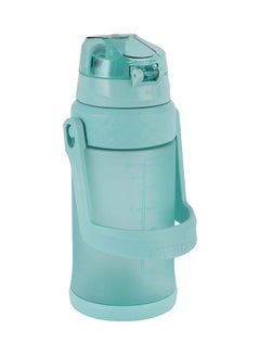 رويال فورد Royalford 1450 ML Water Bottle RF12163 Plastic Bottles with Flip Lid, Silicone Sipper and Straw, Strap, with Carry Handle Perfect for School, Office and Gym Leak-Proof Multicolor 1450ml  - Image 3