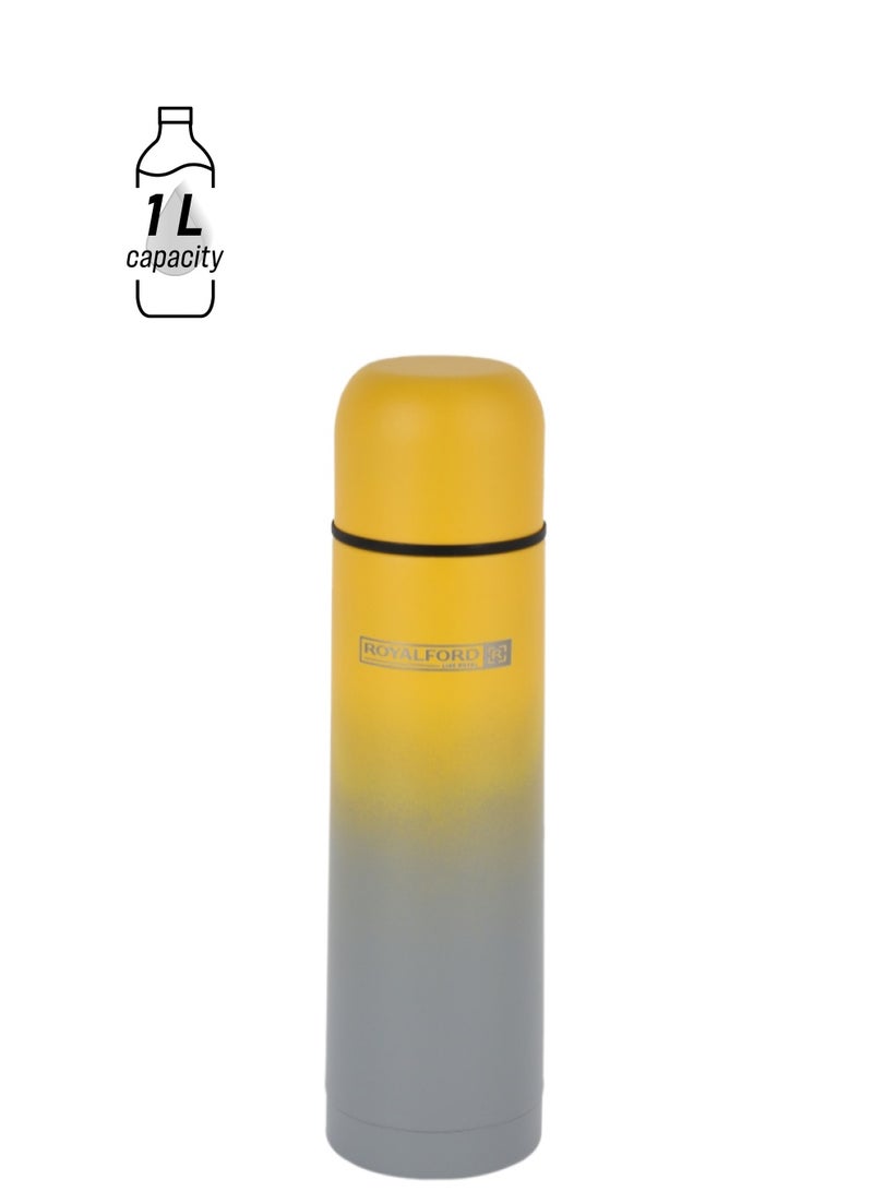 Royalford Royalford 1000 ml Stainless Steel Vacuum Bottle- RF12392/ Preserves the Flavor and Freshness, Unbreakable/ Portable, Leak-Resistant and Light-Weight Multicolor 1000ml  - Image 1