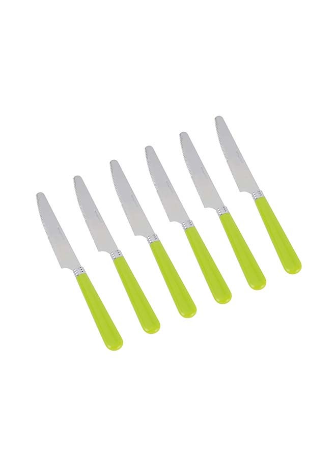 Royalford Royalford Stainless Steel Cutlery Set with Holder- RF12120/ 24 Pieces Spoons Set, Includes 6 Dinner Knives, 6 Forks, 6 Spoon, 6 Teaspoons/ Stylish and Light-Weight Multicolor  - Image 4