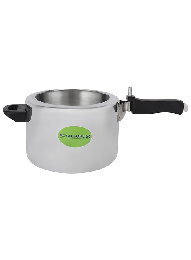 Royalford 5 liter and 3 liters Aluminum Pressure Cooker Combo- RF12554/ Equipped with Improved Pressure Regulator and Inner Lid/ Durable Construction with Firm and Comfortable Handles Multicolor 3Liters - Image 4