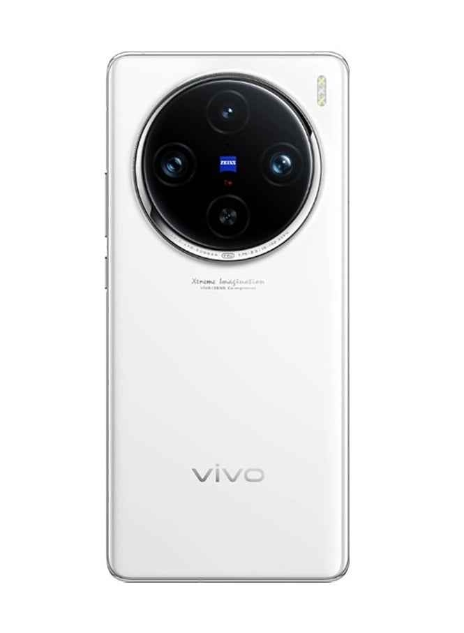 فيفو X100s Pro - ذاكرة وصول عشوائي 16 جيجابايت + تخزين 512 جيجابايت، شاشة 6.78 بوصة، كاميرا رئيسية بدقة 50 ميجابكسل بقياس بوصة واحدة + زاوية عريضة 50 ميجابكسل + 50 ميجابكسل Zeiss APO Super Telephoto، دعم NFC، أبيض (الإصدار الصيني) - Image 2