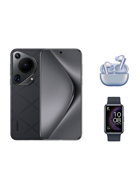 Pura 70 Ultra Dual SIM Black 16GB RAM 512GB 4G - Middle East Version With FreeBuds Pro 3 And Watch Fit SE