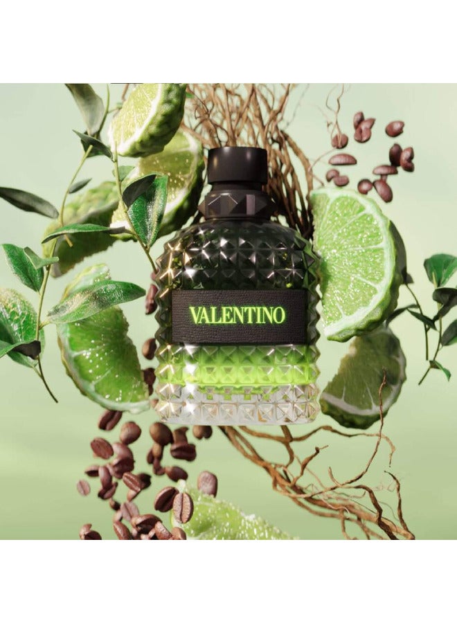 VALENTINO - Born In Roma Uomo Green Stravaganza EDT 100ml - Image 1