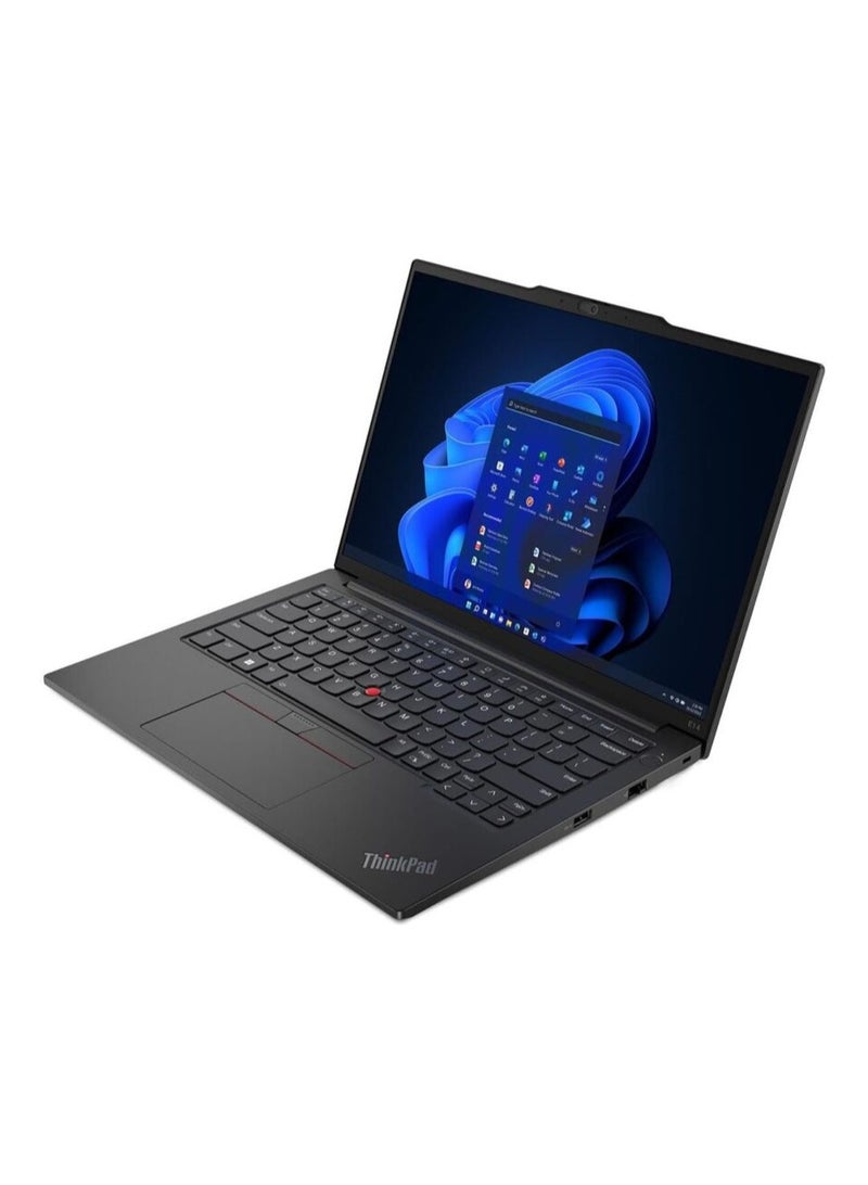 Lenovo Lenovo ThinkPad E14 I5-1335U - 8GB Ram - 512GB SSD - Nvidia MX550-2GB/14"WUXGA - Dos - Black W Bag-21JK000NGR English black English/Arabic black  - Image 1