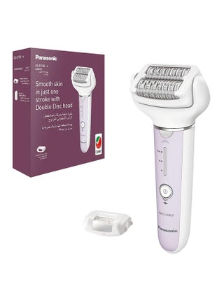 Wet And Dry Epilator For Women, Double Disc With 60 Tweezers, Flexible 90° Pivoting Head, 3 Speed Setting And Led Light, Up To 30 Minutes Operation Time, 2 Attachments, Es-Ey30 White - pnsku/N70076692V/45/_/1716440529/1d27c8a2-67ee-42b6-8d07-e520578ba9eb