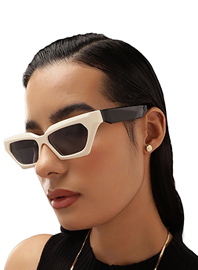 John Jacobs Full Rim Rectangular Stylish & Premium Sunglasses 100% UV Protected Unisex Extra Wide JJ S16391  - Image 4