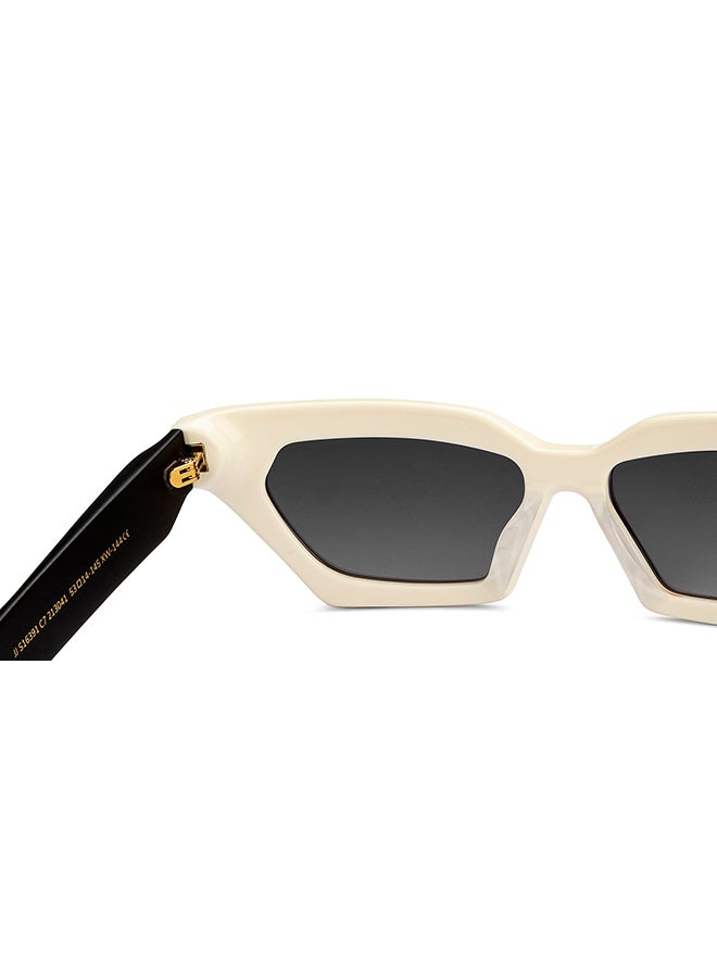 John Jacobs Full Rim Rectangular Stylish & Premium Sunglasses 100% UV Protected Unisex Extra Wide JJ S16391  - Image 3