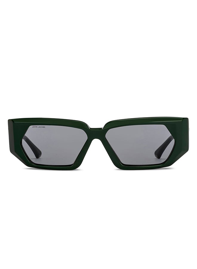 John Jacobs Full Rim Rectangular Stylish & Premium Sunglasses 100% UV Protected Unisex Extra Wide JJ S16392  - Image 2