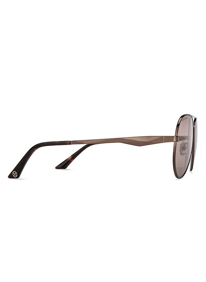John Jacobs Full Rim Pilot Stylish & Premium Sunglasses 100% UV Protected Unisex Wide JJ S16501  - Image 4