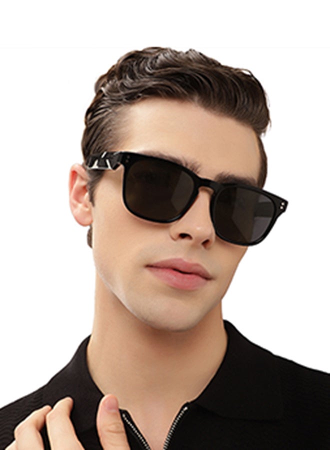 John Jacobs John Jacobs x Outhouse Full Rim Square Stylish & Premium Sunglasses 100% UV Protected Unisex Wide JJ S16503  - Image 3