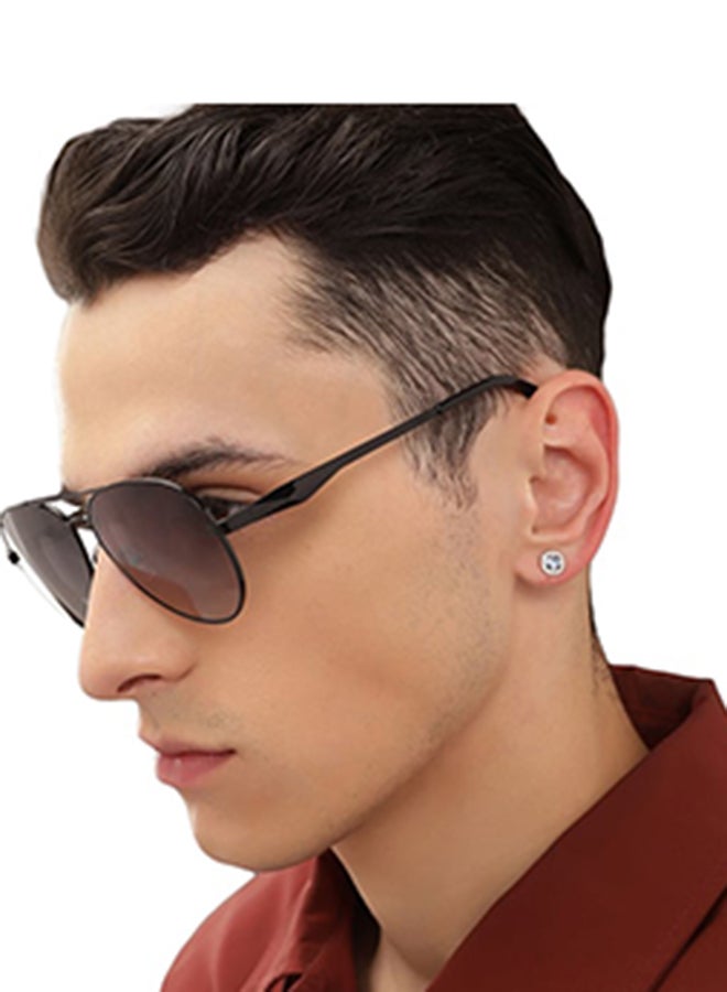John Jacobs Full Rim Pilot Stylish & Premium Sunglasses 100% UV Protected Unisex Wide JJ S16501  - Image 3