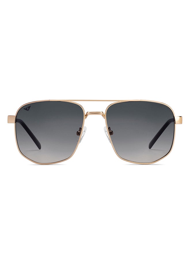 VINCENT CHASE Full Rim Hexagonal Petite Branded Latest And Stylish Sunglasses 100% UV Protected Unisex Medium VC S16529  - Image 2