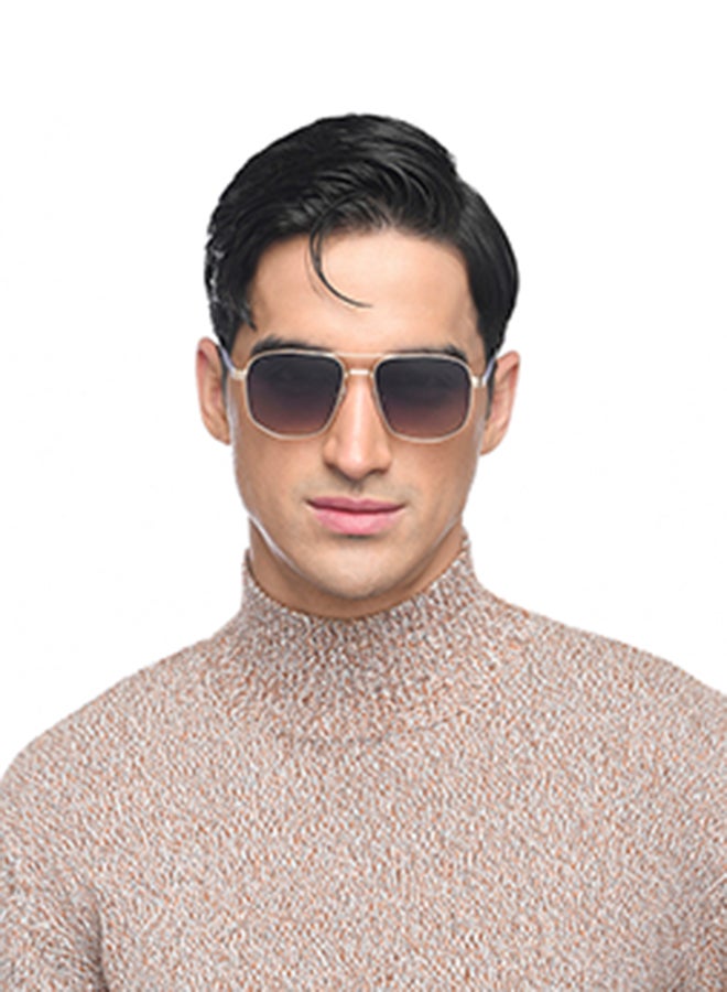VINCENT CHASE Full Rim Hexagonal Petite Branded Latest And Stylish Sunglasses 100% UV Protected Unisex Medium VC S16529  - Image 3