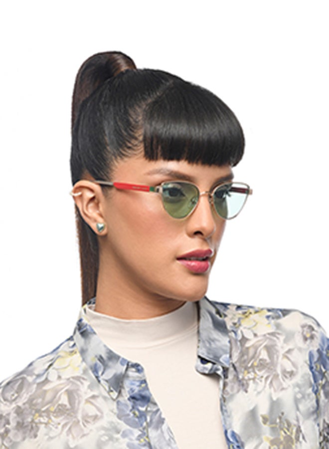 VINCENT CHASE Women's Full Rim Cat Eye Petite Branded Latest And Stylish Sunglasses 100% UV Protected Women Small VC S16530  - Image 4