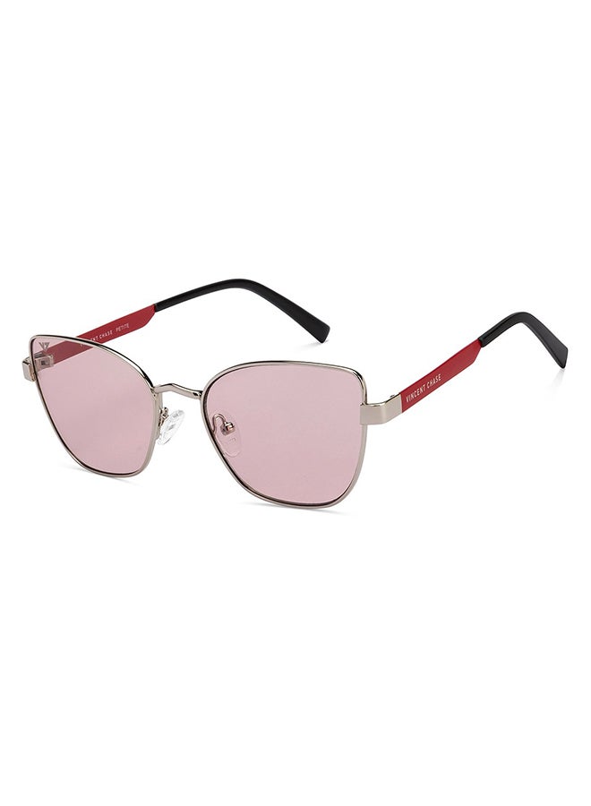 VINCENT CHASE Women's Full Rim Cat Eye Petite Branded Latest And Stylish Sunglasses 100% UV Protected Women Medium VC S16531  - Image 1