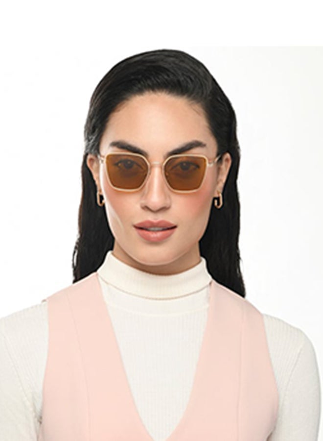 VINCENT CHASE Women's Full Rim Cat Eye Future Classics Branded Latest And Stylish Sunglasses Polarized And 100% UV Protected Women Small VC S16548  - Image 3