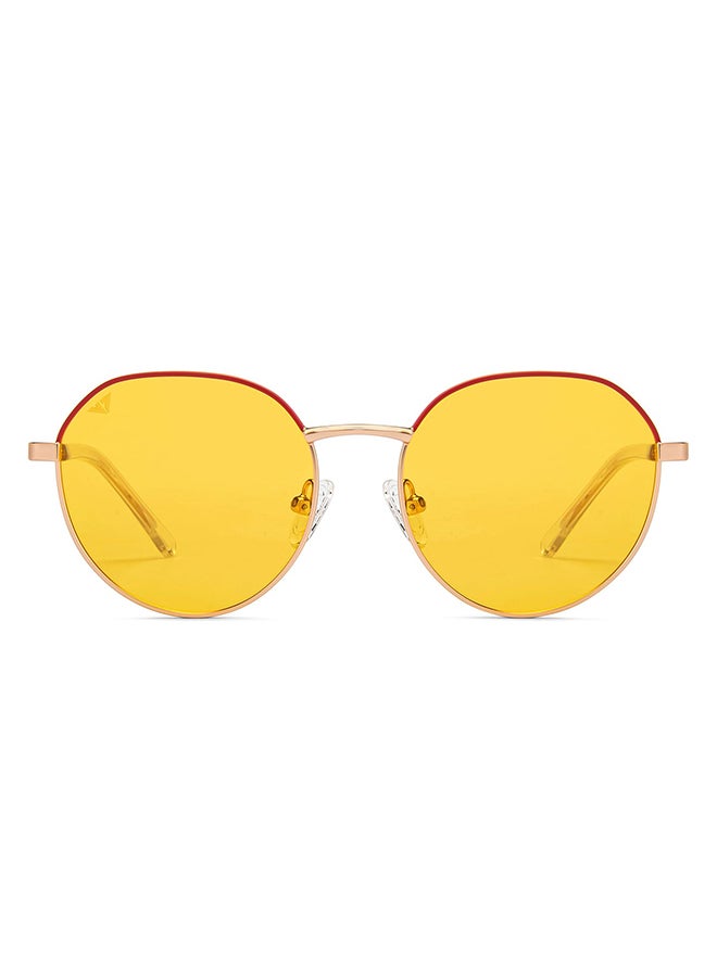 VINCENT CHASE Women's Lenskart Full Rim Hexagonal Future Classics Branded Latest And Stylish Sunglasses Polarized And 100% UV Protected Women Small VC S16550  - Image 2