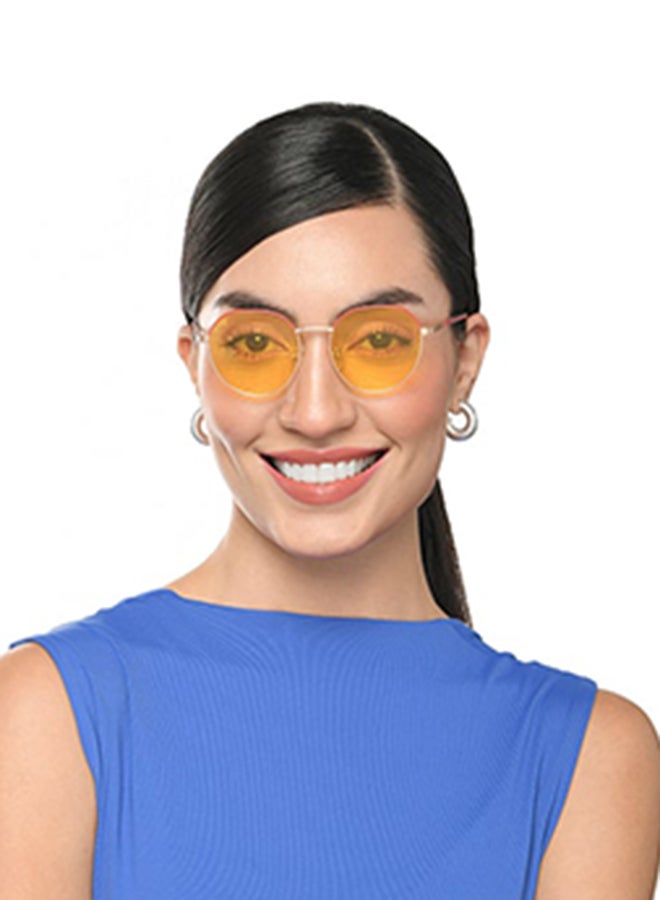 VINCENT CHASE Women's Lenskart Full Rim Hexagonal Future Classics Branded Latest And Stylish Sunglasses Polarized And 100% UV Protected Women Small VC S16550  - Image 3