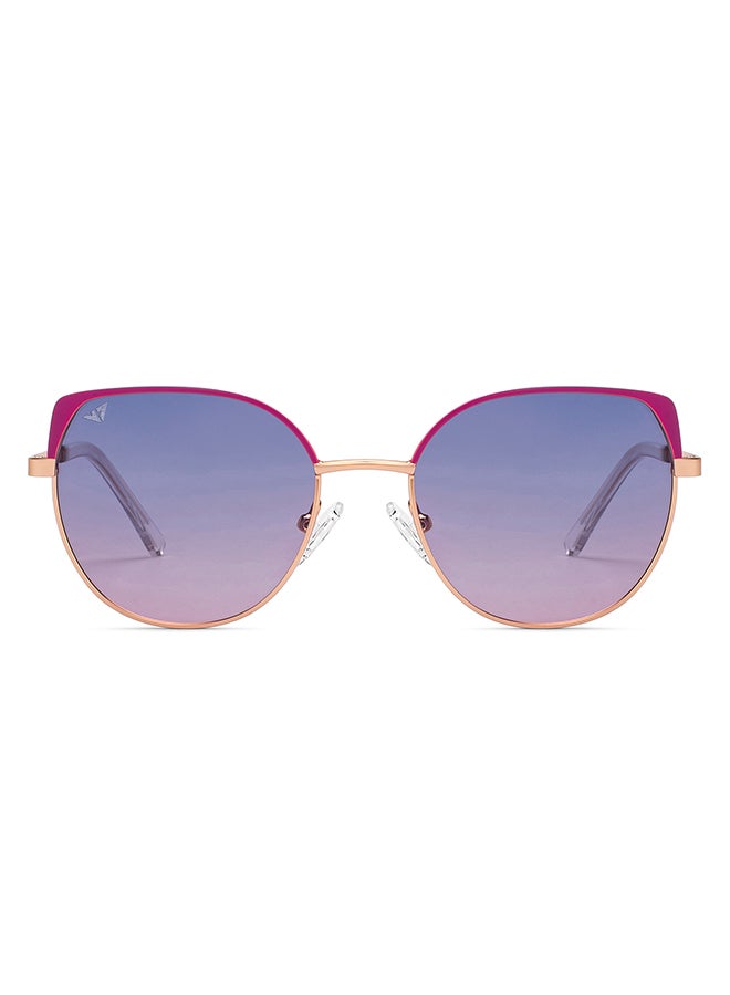 VINCENT CHASE Women's Full Rim Cat Eye Future Classics Branded Latest And Stylish Sunglasses Polarized And 100% UV Protected Women Small VC S16551  - Image 2