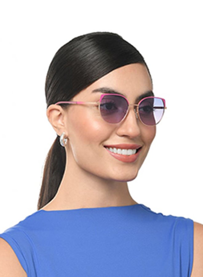 VINCENT CHASE Women's Full Rim Cat Eye Future Classics Branded Latest And Stylish Sunglasses Polarized And 100% UV Protected Women Small VC S16551  - Image 4