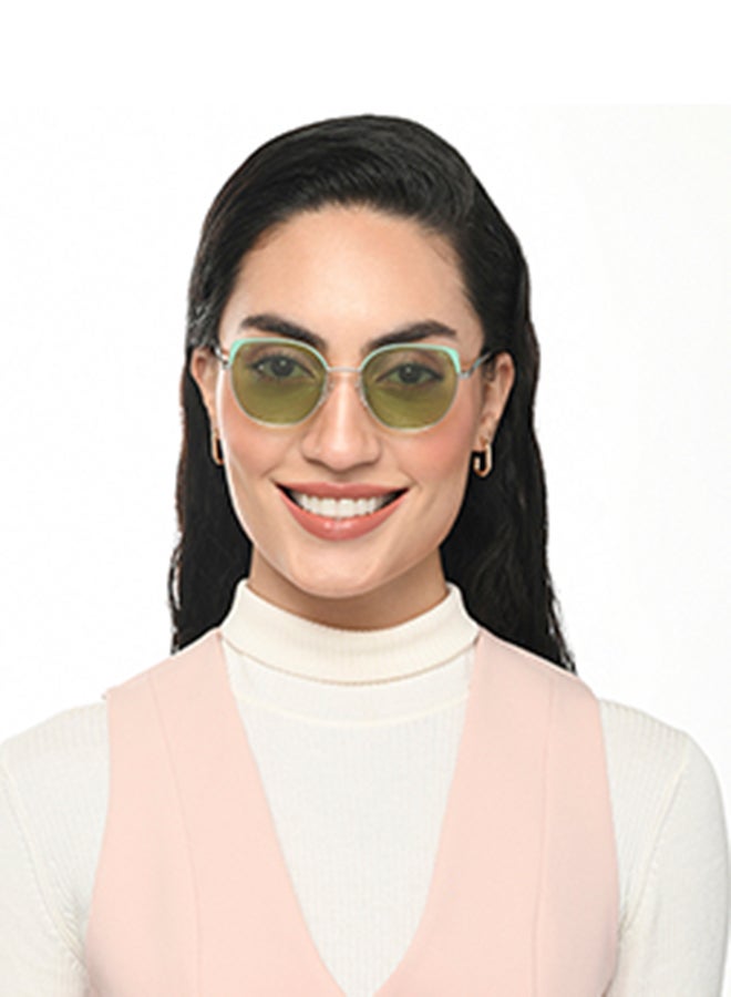 VINCENT CHASE Women's Vincent Chase By Lenskart Full Rim Cat Eye Future Classics Branded Latest And Stylish Sunglasses Polarized And 100% UV Protected Women Small VC S16551  - Image 3