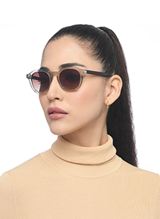 John Jacobs John Jacobs Full Rim Round Stylish & Premium Polarized Sunglasses Eco-Acetate Polarized And 100% UV Protected Unisex Large JJ S16635  - Image 4