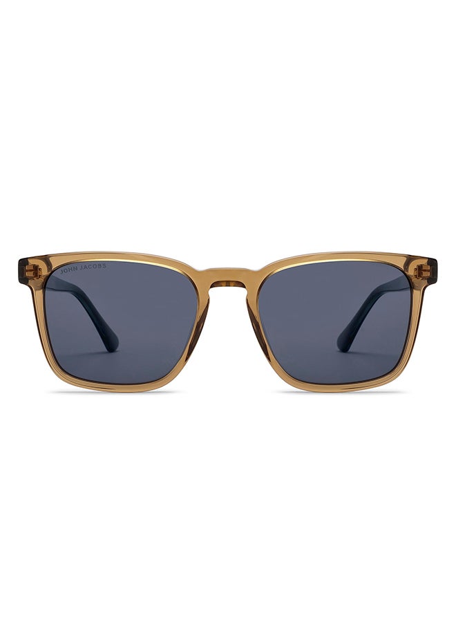 John Jacobs John Jacobs Full Rim Rectangular Stylish & Premium Polarized Sunglasses Eco-Acetate Polarized And 100% UV Protected Unisex Medium JJ S16636  - Image 2