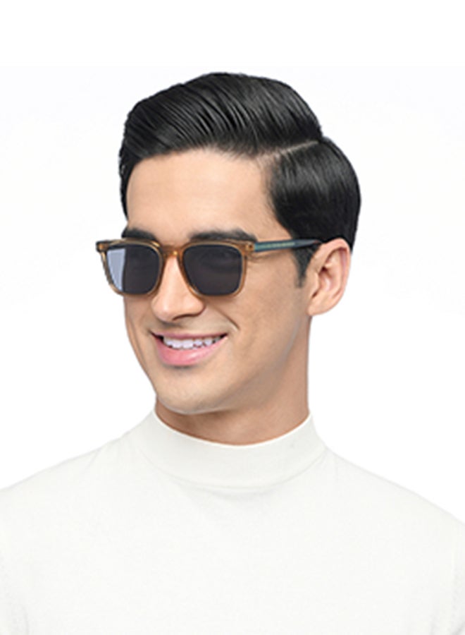 John Jacobs John Jacobs Full Rim Rectangular Stylish & Premium Polarized Sunglasses Eco-Acetate Polarized And 100% UV Protected Unisex Medium JJ S16636  - Image 3