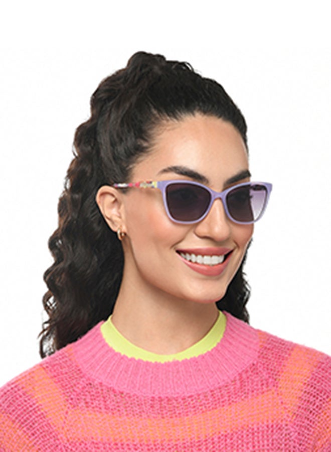 VINCENT CHASE Women's Full Rim Cat Eye In Bloom Branded Latest And Stylish Sunglasses Polarized And 100% UV Protected Women Medium VC S16660  - Image 4