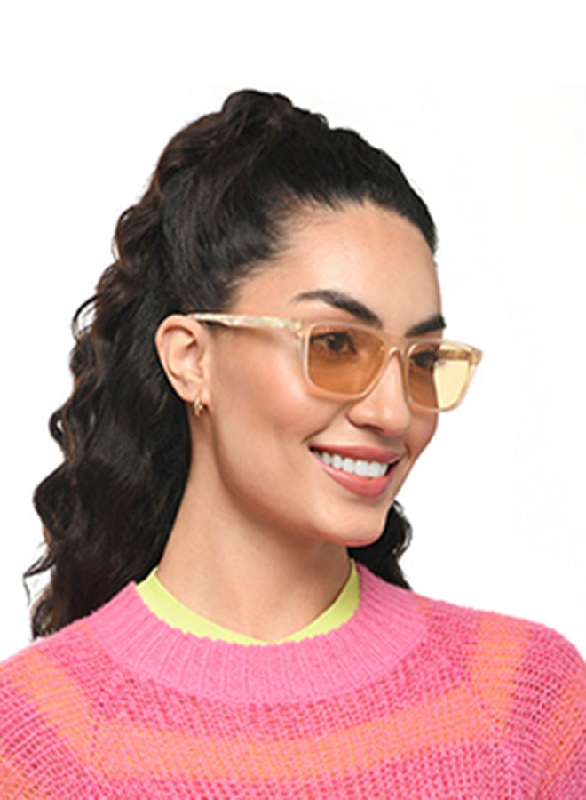 VINCENT CHASE Women's Full Rim Rectangular In Bloom Branded Latest And Stylish Sunglasses Polarized And 100% UV Protected Women Large VC S16661  - Image 4
