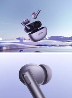realme Buds Air 6 True Wireless In-Ear Earbuds With 50dB ANC Up To 40 Hours Playback Bluetooth Headset Purple  - Image 2