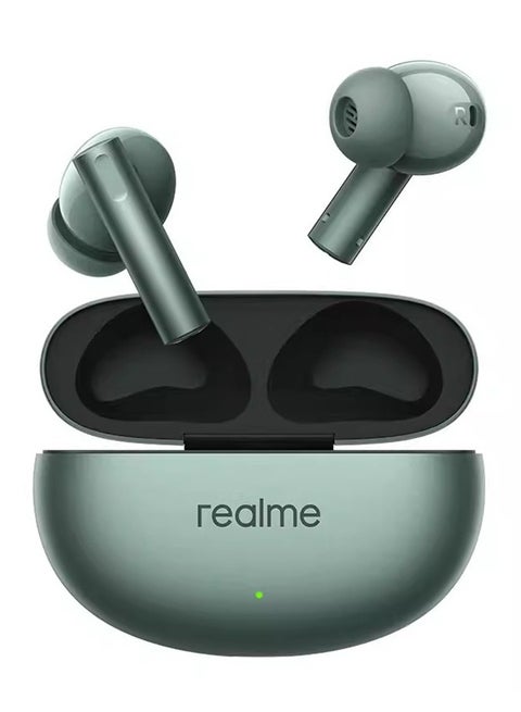 Buds Air 6 True Wireless In-Ear Earbuds With 50dB ANC Up To 40 Hours Playback Bluetooth Headset Forest Green