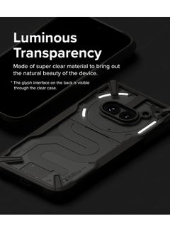 Ringke Fusion-X Compatible With Nothing Phone (2A) Case , Anti-Scratch Dual Coating Advanced Rugged Hybrid Heavy Duty Bumper Phone Case Cover - Grey  - Image 3