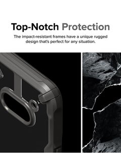 Ringke Fusion-X Compatible With Nothing Phone (2A) Case , Anti-Scratch Dual Coating Advanced Rugged Hybrid Heavy Duty Bumper Phone Case Cover - Grey  - Image 4