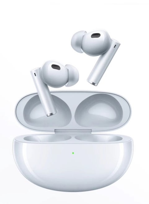 Buds Air 6 Pro Truely Wireless Earbuds, 50dB Active Noise Cancellation, 40 Hours Playtime, Dynamic Bass Boost, 6-Mic for Clear Calls,Bluetooth 5.3 Silver/Blue