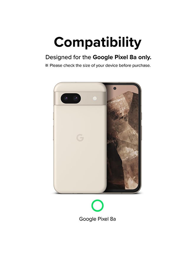 Ringke 2 Pack Dual Easy Film Compatible With Google Pixel 8A, Premium Full Cover Film Case Friendly Screen Protector With Easy Application Kit Clear  - Image 2