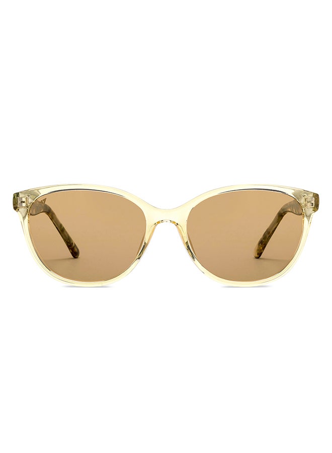 VINCENT CHASE Women's Full Rim Cat Eye In Bloom Branded Latest And Stylish Sunglasses Polarized And 100% UV Protected Women Medium VC S16663  - Image 2