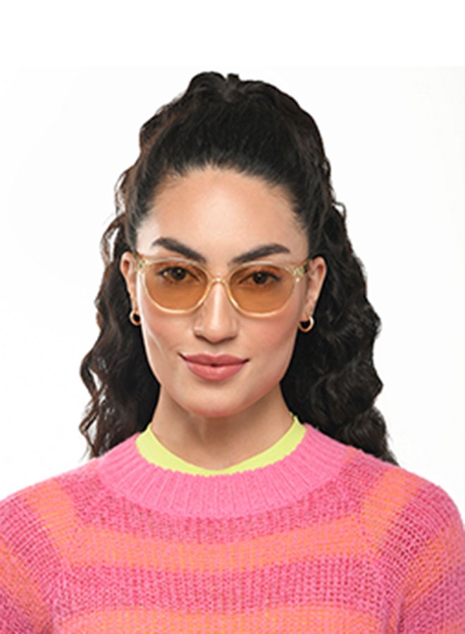 VINCENT CHASE Women's Full Rim Cat Eye In Bloom Branded Latest And Stylish Sunglasses Polarized And 100% UV Protected Women Medium VC S16663  - Image 3