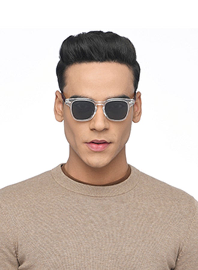 فينسينت تشيس نظارات شمسية كلاسيكية مربعة بإطار كامل ماركة حديثة وأنيقة، مزودة بفلتر بولاريزيد و100% حماية من الأشعة فوق البنفسجية، للرجال والنساء، متوسطة الحجم VC S16752 - Image 3